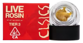 CLSICS: Tropicana Cherry 1g Live Rosin - Tier 3 (S)