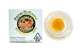 CREME DE CANNA: Peach Flambe Fresh Frozen Live Resin Sugar 1g (S)