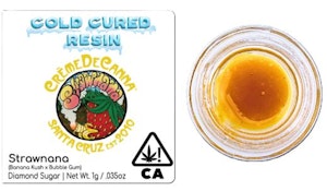 CREME DE CANNA: Strawnana 1g Cold Cure Diamond Sugar (H)
