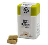 EMERALD BAY EXTRACTS: Frozen Lemons RSO Tablets - 20 Tablets/50mg Per Tablet/1000mg per Package (H)