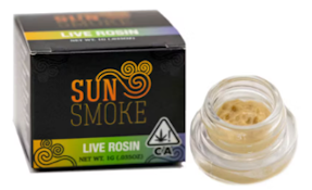 SUN SMOKE: Notorious Cherry 1g Live Rosin (S)