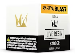 WEST COAST CURE: Papaya Blast Live Resin Badder 1g (I)