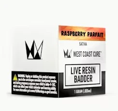 West Coast Cure - WEST COAST CURE: Raspberry Parfait Live Resin Badder 1g (S) Main Image