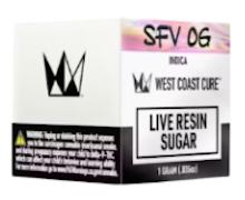 WEST COAST CURE: SFV OG 1g Live Resin Sugar (I)