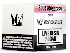 WEST COAST CURE: Sour Blueberry Live Resin Sugar 1g (S)