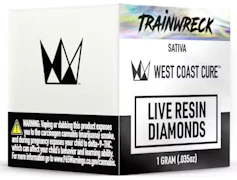 WEST COAST CURE: Trainwreck 1g Live Resin Diamonds (S)