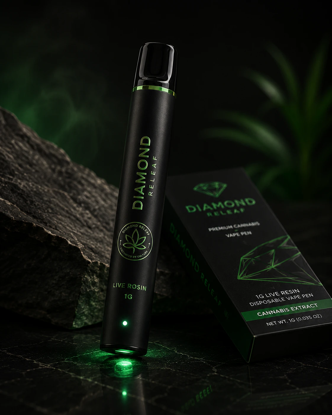 Diamond Releaf Rx -  Gods Gift (I) 1g Live Resin Main Image