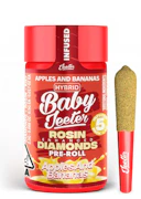 JEETER: Apples & Bananas Liquid Diamonds Infused Baby Jeeter .5g Pre-Rolls 5pk/2.5g (H)