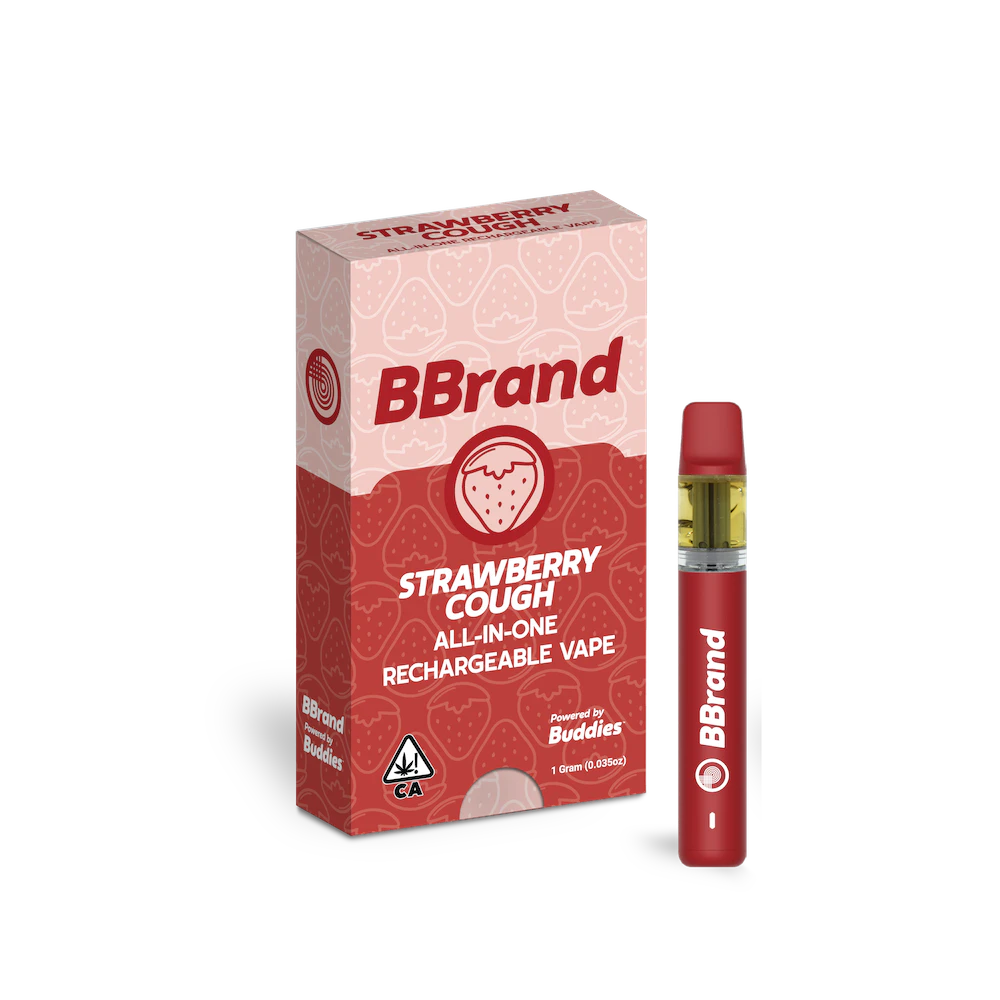 BBRAND - DISPOSABLE - STRAWBERRY COUGH 1G - BBRAND Main Image