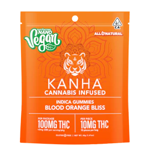 KANHA - NANO VEGAN - INDICA BLOOD ORANGE BLISS 100MG - KANHA