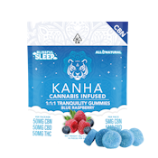 Kanha Tranquility 1:1:1 CBN:THC:CBD Sleep Gummies