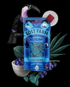 KIVA - Kiva Lost Farm Chews - Blueberry Chews Blue Dream 100mg