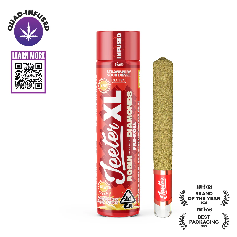 Jeeter - Jeeter - Strawberry Sour Diesel XL Infused Preroll 2g Main Image