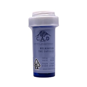 CARTER'S AROMATHERAPY DESIGN - RELAXATION THC CAPSULES 60MG (10CT) - CARTER'S