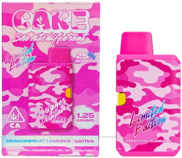 CAKE - CAKE - AIO - Dragonfruit Lemon D - CAMO - Designer Distillate - 1.25G Main Image