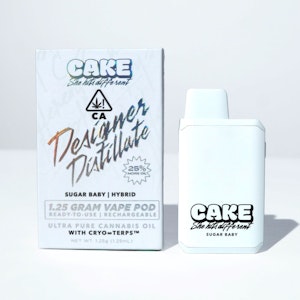 Cake - CAKE - 1.25g Distillate AIO - Sugar Baby 