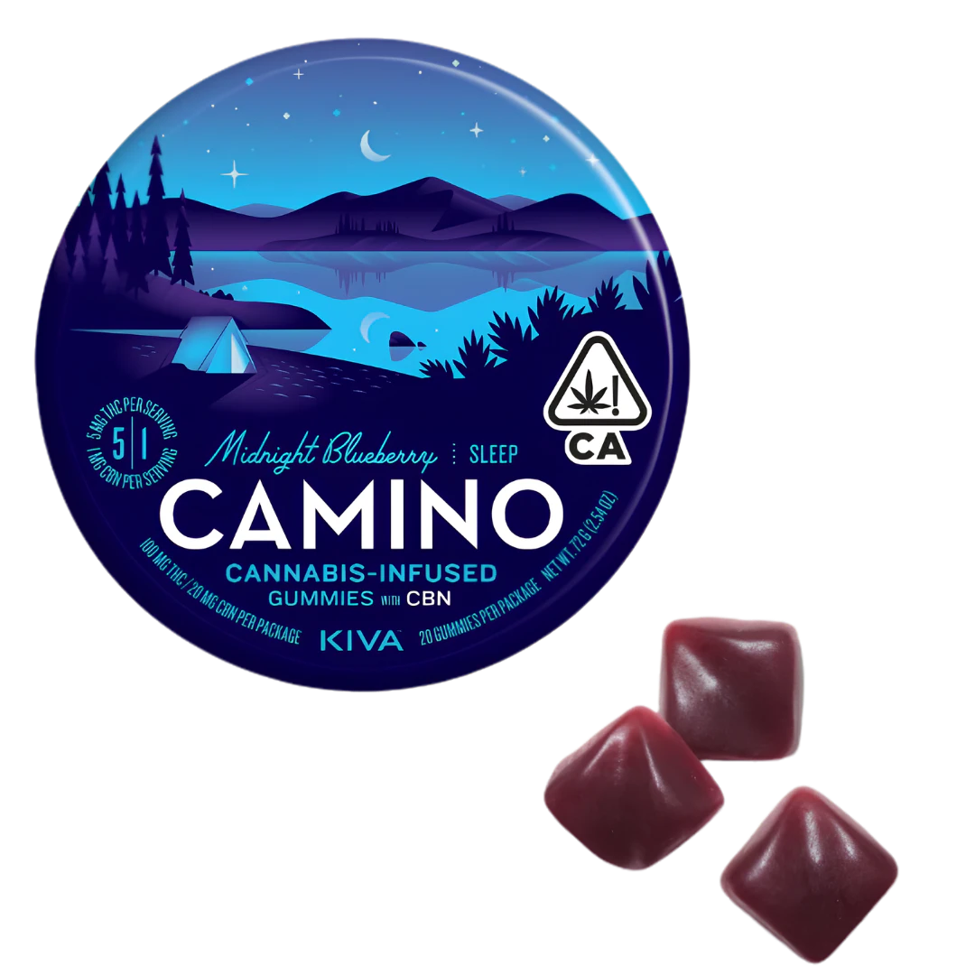 Camino - Camino - 100mg Gummies - Midnight Blueberry 5:1 CBN Main Image
