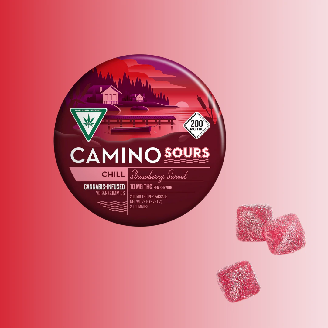 KIVA - Camino Sours - Strawberry Sunset - 200MG Main Image