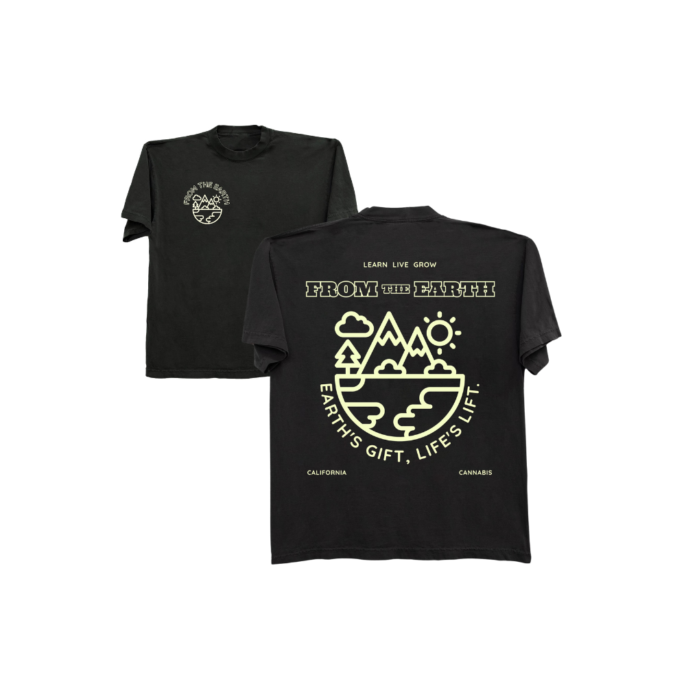 THE CAMP T-SHIRT - BLACK - XL - FROM THE EARTH - Santa An