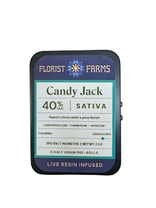 FLORIST FARMS - Florist Farms | Candy Jack 5pk | Resin Infused | 2.5g