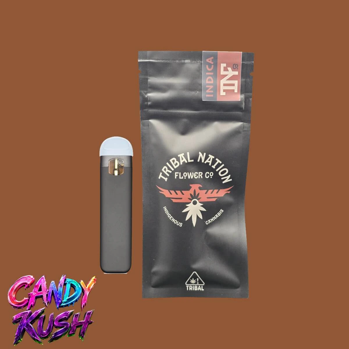 Tribal Nation Flower Company - TNFC 1g Disposable- Candy Kush Main Image