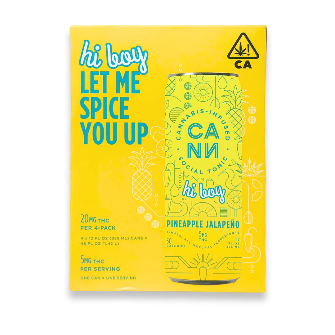 Cann - CANN - Hi Boys - Pineapple Jalapeno - Drinks - 4pk - 20mg Main Image