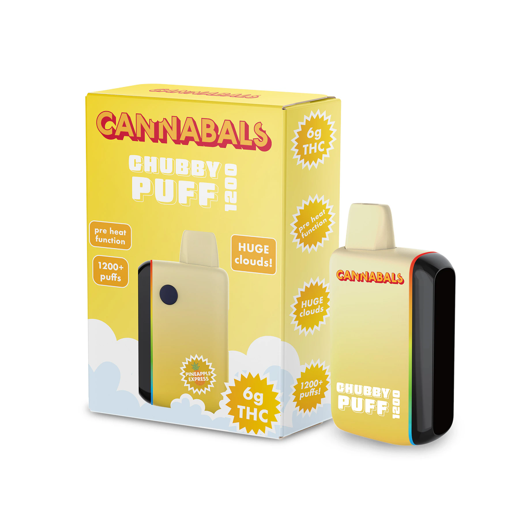 Cannabals - Cannabals | Pineapple Express | Chubby Puff Vape | 6g Main Image