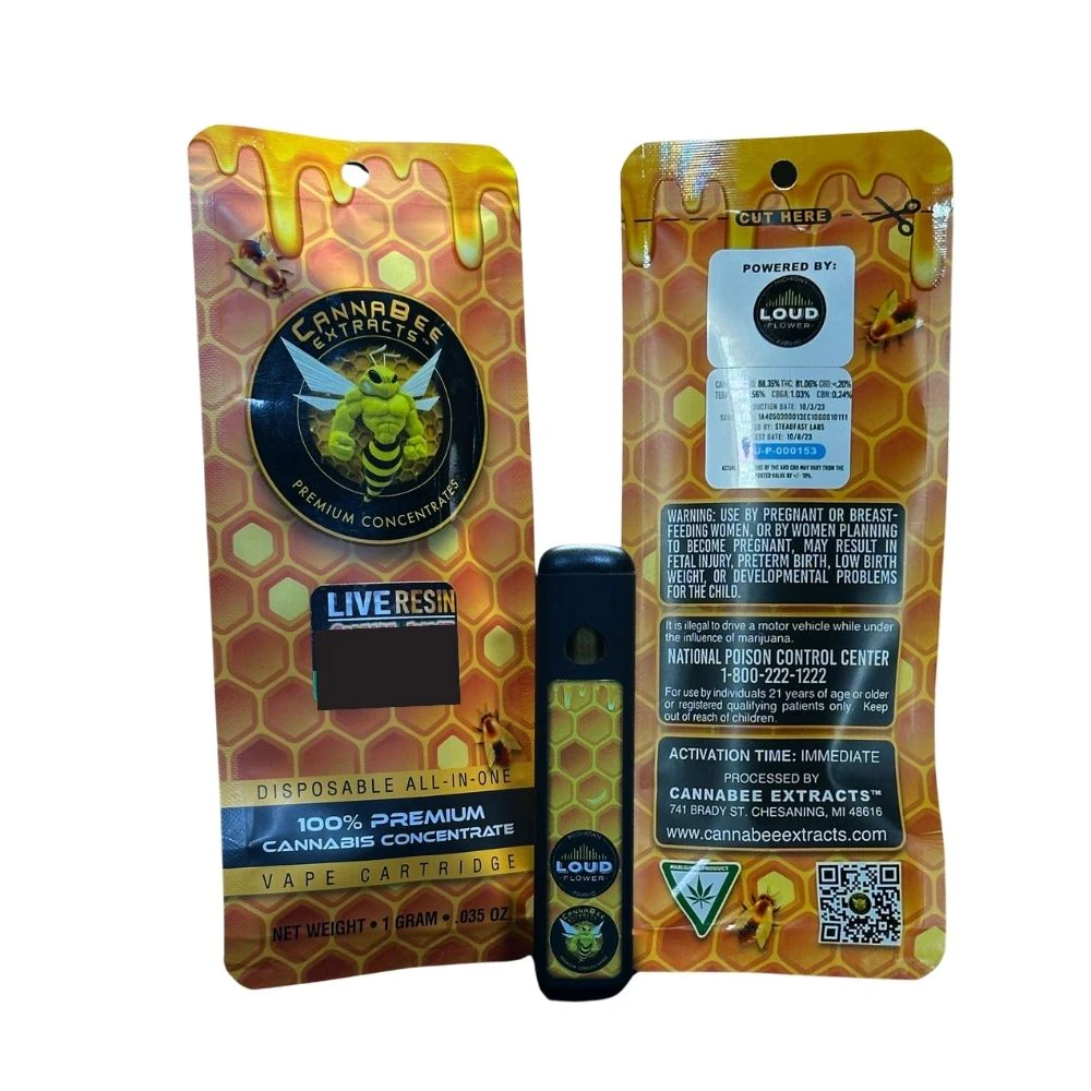 Cannabee Extracts - Lilac Diesel 1g Live Resin Disposable - CANNABEE EXTRACTS Main Image