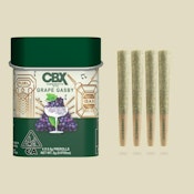 CANNABIOTIX - Grape Gasby 4pk Prerolls 2g