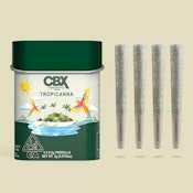 CANNABIOTIX: Tropicanna .5g Pre-Rolls 4pk (S)