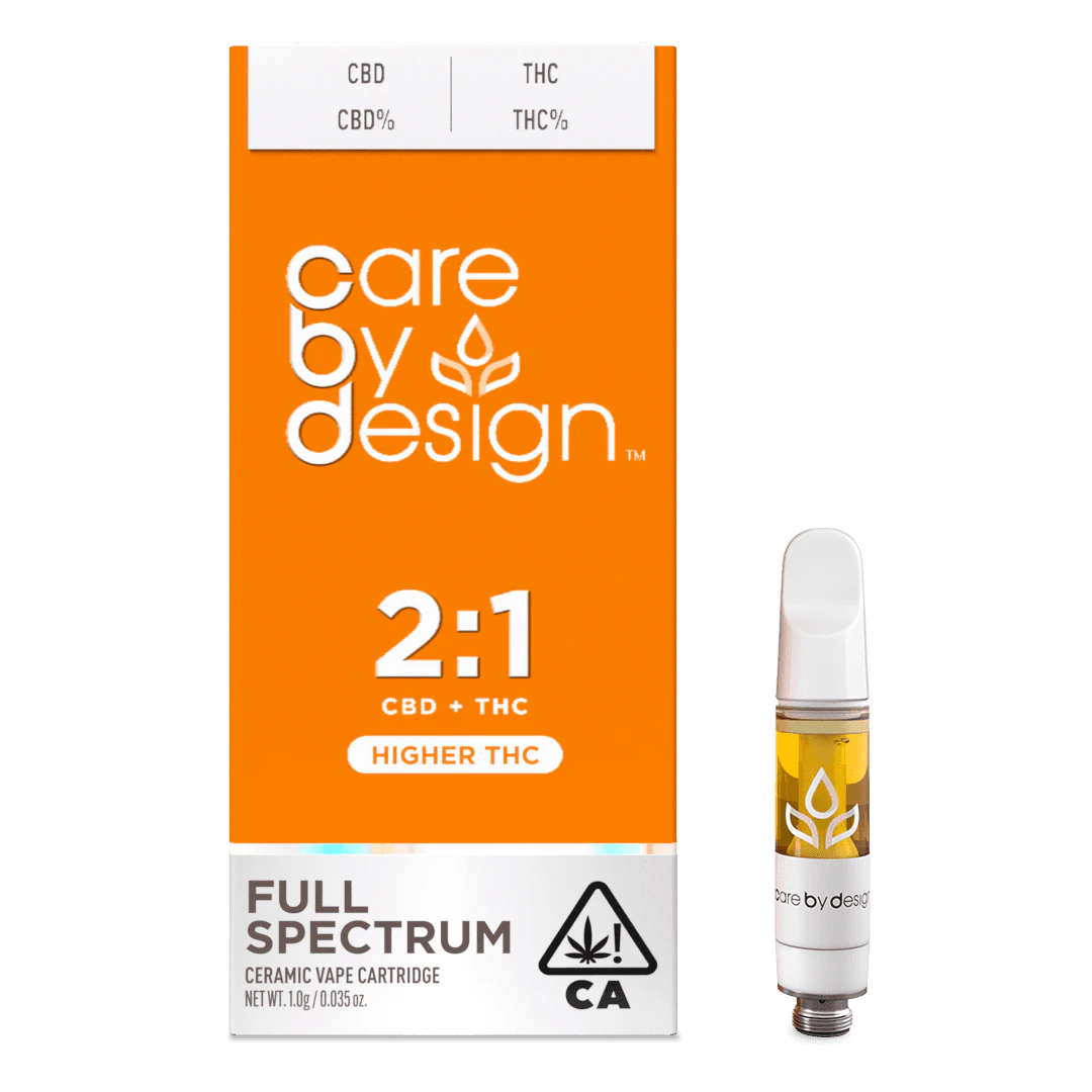 Care By Design - CARE BY DESIGN | HIGHER THC 1:2 THC/CBD - 510 THREAD | CARTRIDGE | 1G Main Image