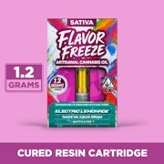 FLAVOR FREEZE: Electric Lemonade 1.2g Cured Resin Cart (S)