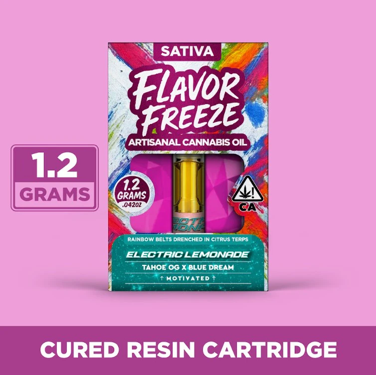 Flavor Freeze - FLAVOR FREEZE: Electric Lemonade 1.2g Cured Resin Cart (S) Main Image