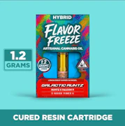 FLAVOR FREEZE: Galactic Runtz 1.2g Cured Resin Cart (H)