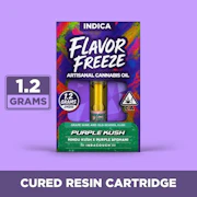 FLAVOR FREEZE: Purple Kush 1.2g Cured Resin Cart (I)