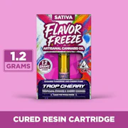  FLAVOR FREEZE: Trop Cherry 1.2g Cured Resin Cart (S)