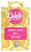 GELATO: French Toast 1g Live Resin Vape Cart (I)