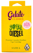 GELATO: Sour Diesel 1g Classics Vape Cart (S)