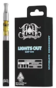 HEAVY HITTERS: Lights Out Midnight Cherry 3:1 (THC:CBN) 1g Vape Cart (I)