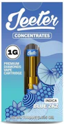 JEETER CART: Blue ZKZ 1g Diamonds Vape Cart (I)