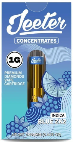 Jeeter - JEETER CART: Blue ZKZ 1g Diamonds Vape Cart (I) Main Image