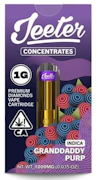 JEETER CART: Granddaddy Purp 1g Premium Liquid Diamonds Vape Cartridge (I)