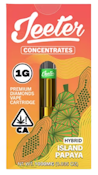 JEETER CART: Island Papaya 1g Premium Liquid Diamonds Vape Cartridge (H)