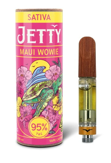 Jetty Extracts - JETTY EXTRACTS: Maui Wowie 1g High THC Cart (S) Main Image