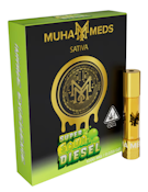 MUHA MEDS: Super Sour Diesel 1g Cartridge (S)