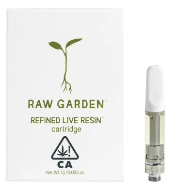 Raw Garden - RAW GARDEN: Lemon Soda 1g Live Resin Vape Cart (S) Main Image