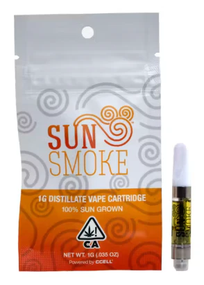 SunSmoke - SUN SMOKE: Watermelon 1g Vape Cart (H) Main Image