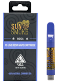 SUN SMOKE: GMO 1g Live Resin Vape Cart (I)
