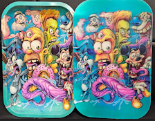 3D CARTOON PARODY ROLLING TRAY -MAGNETIC 3D TOP LID