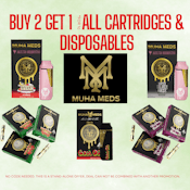 BUY 2 GET 1 ON ALL MUHA MEDS CARTRIGES